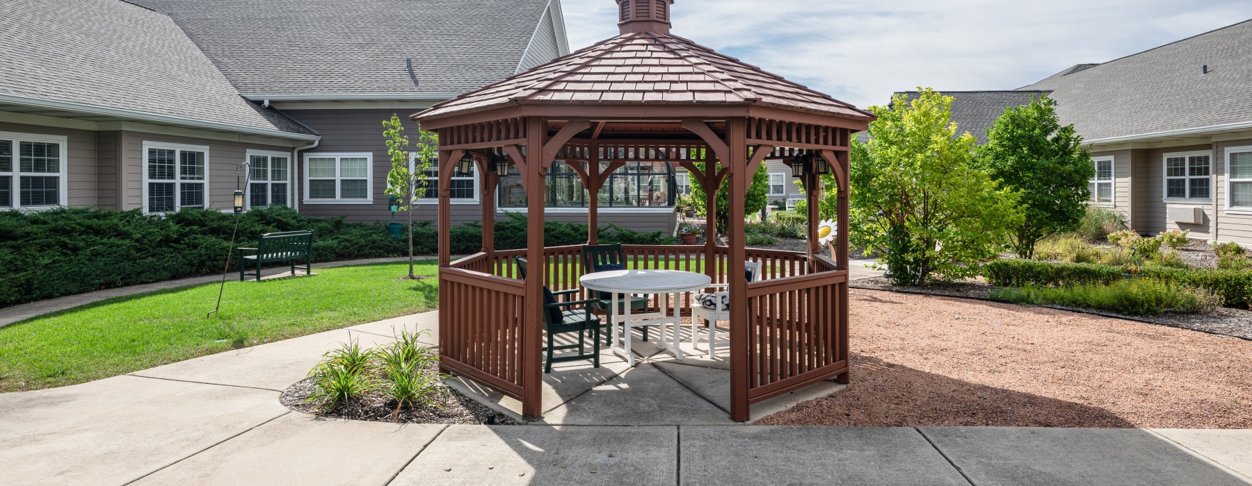 Gazebo in the garden