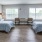 a bedroom with two beds